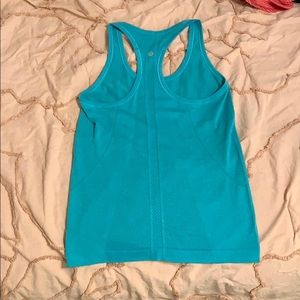 Blue lululemon tank top
